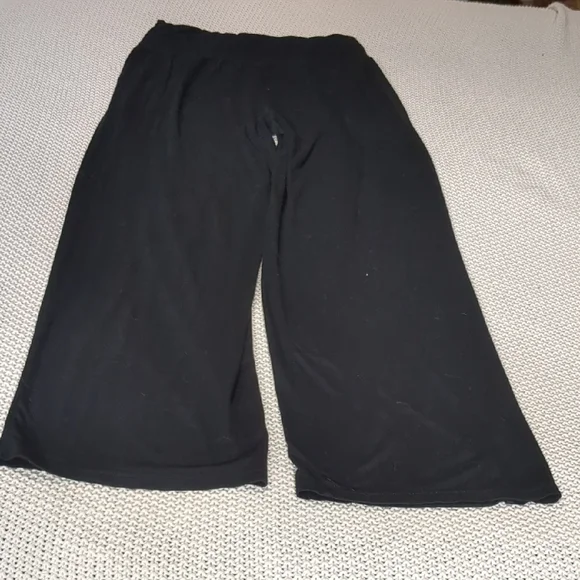 Kindred Bravely Black Wide Leg Bamboo Lounge Pants Maternity Postpartum - Picture 8 of 8